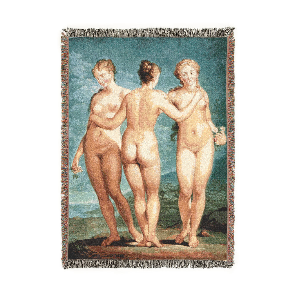 Three Graces Woven Blanket