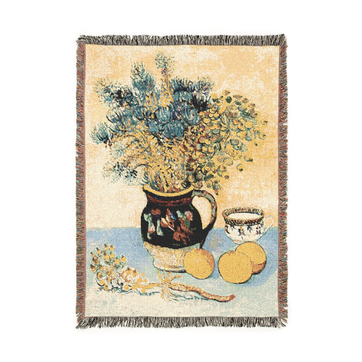 Van Gogh Still Life Woven Blanket