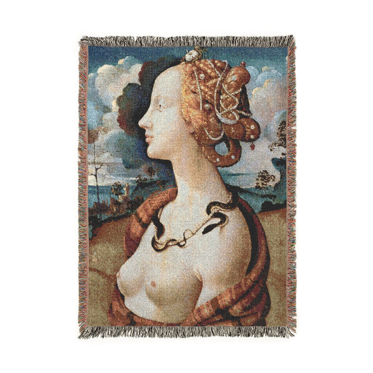 Simone & Snakes Woven Blanket