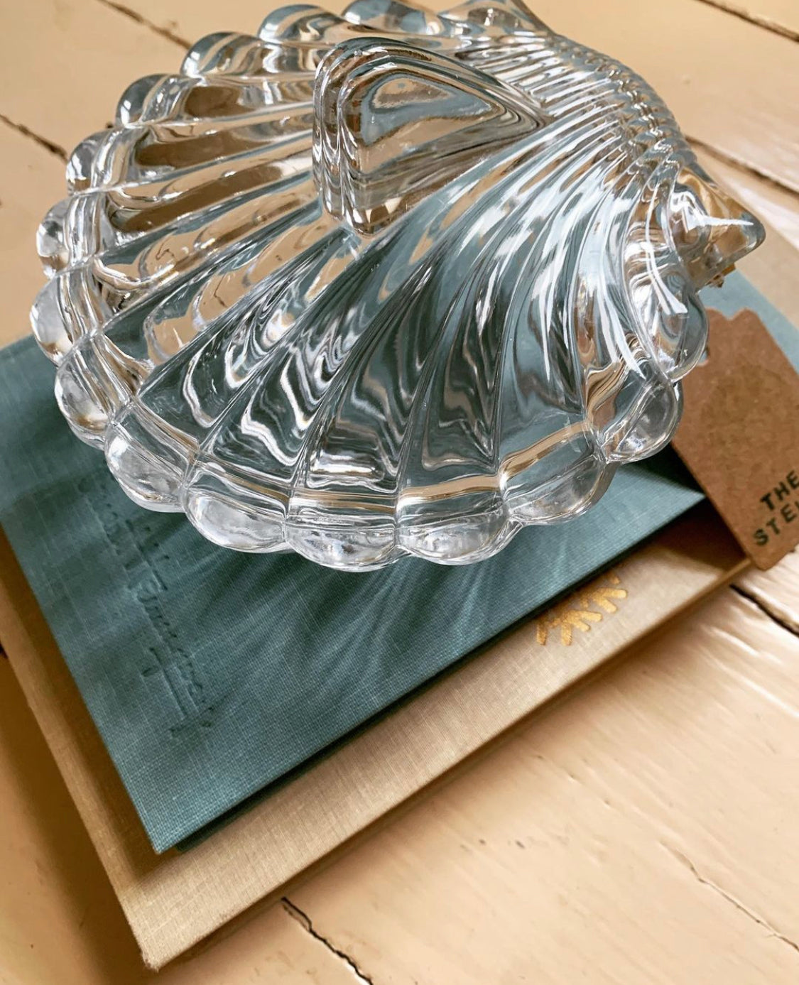 Glass Clam Dish