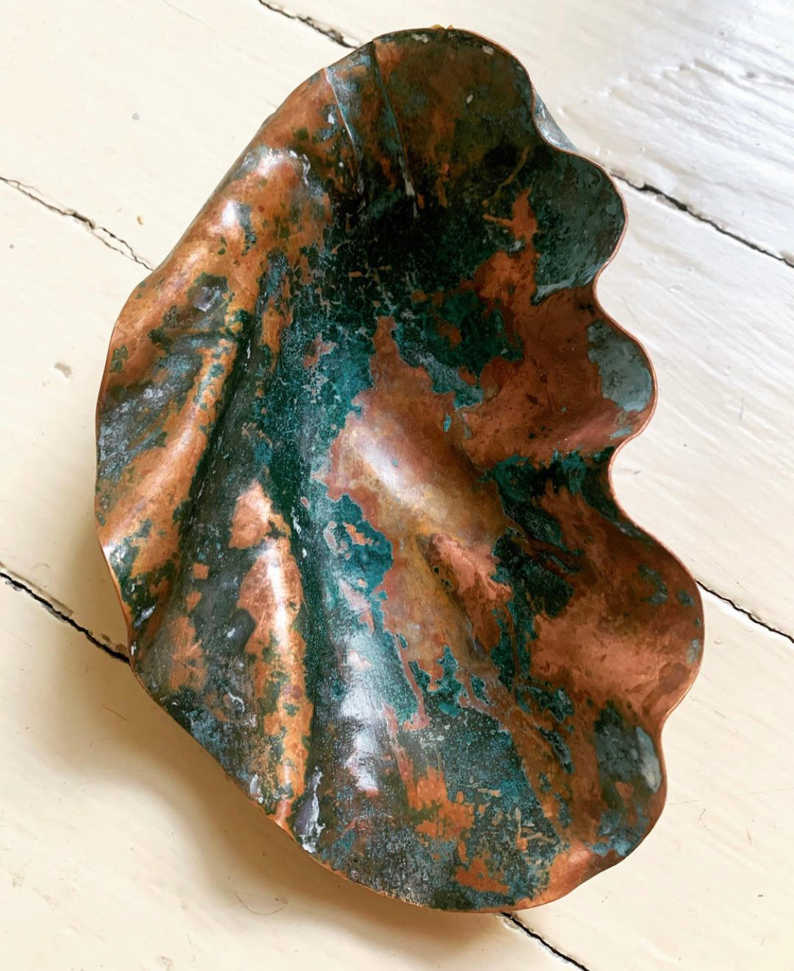 Copper Oyster Dish