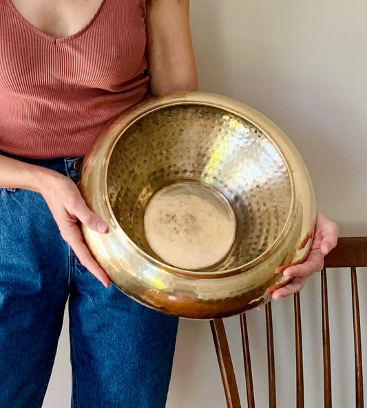 Substantial Brass Bowl